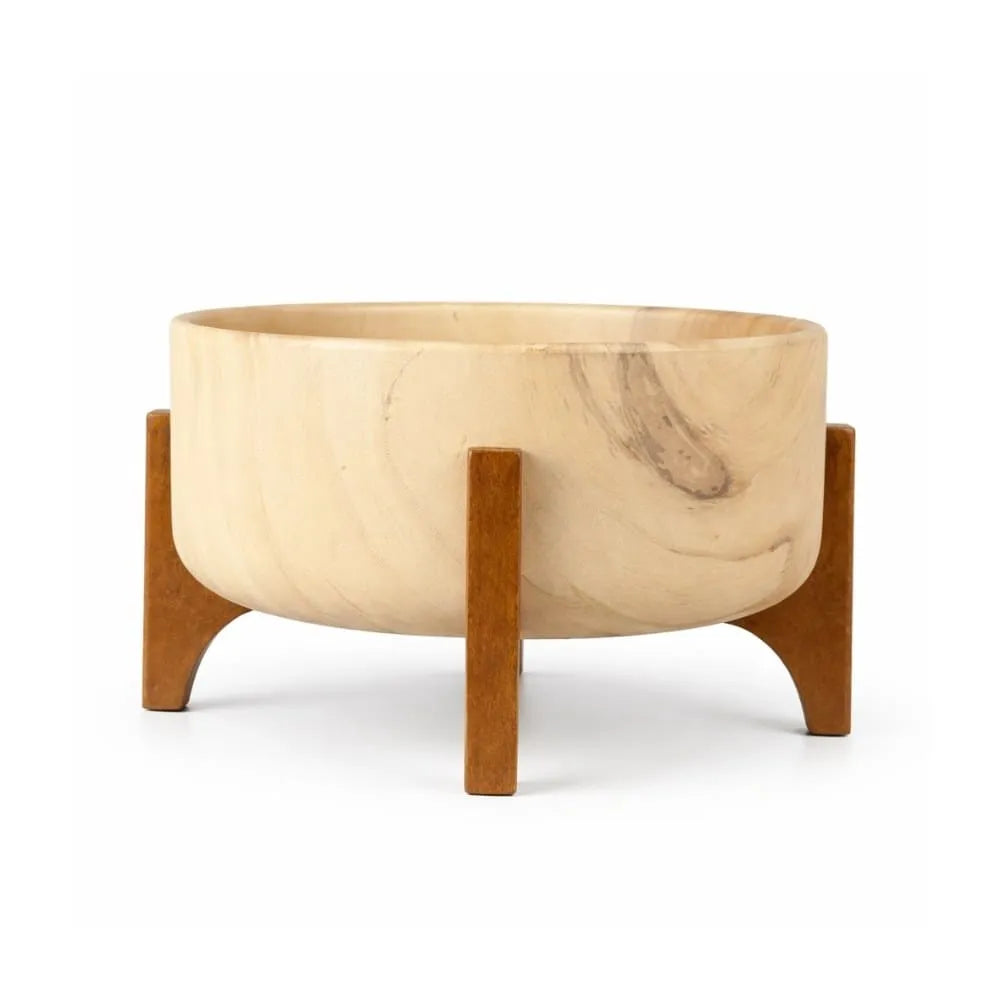 Vaso Bacia Linha Genebra com Suporte de Madeira