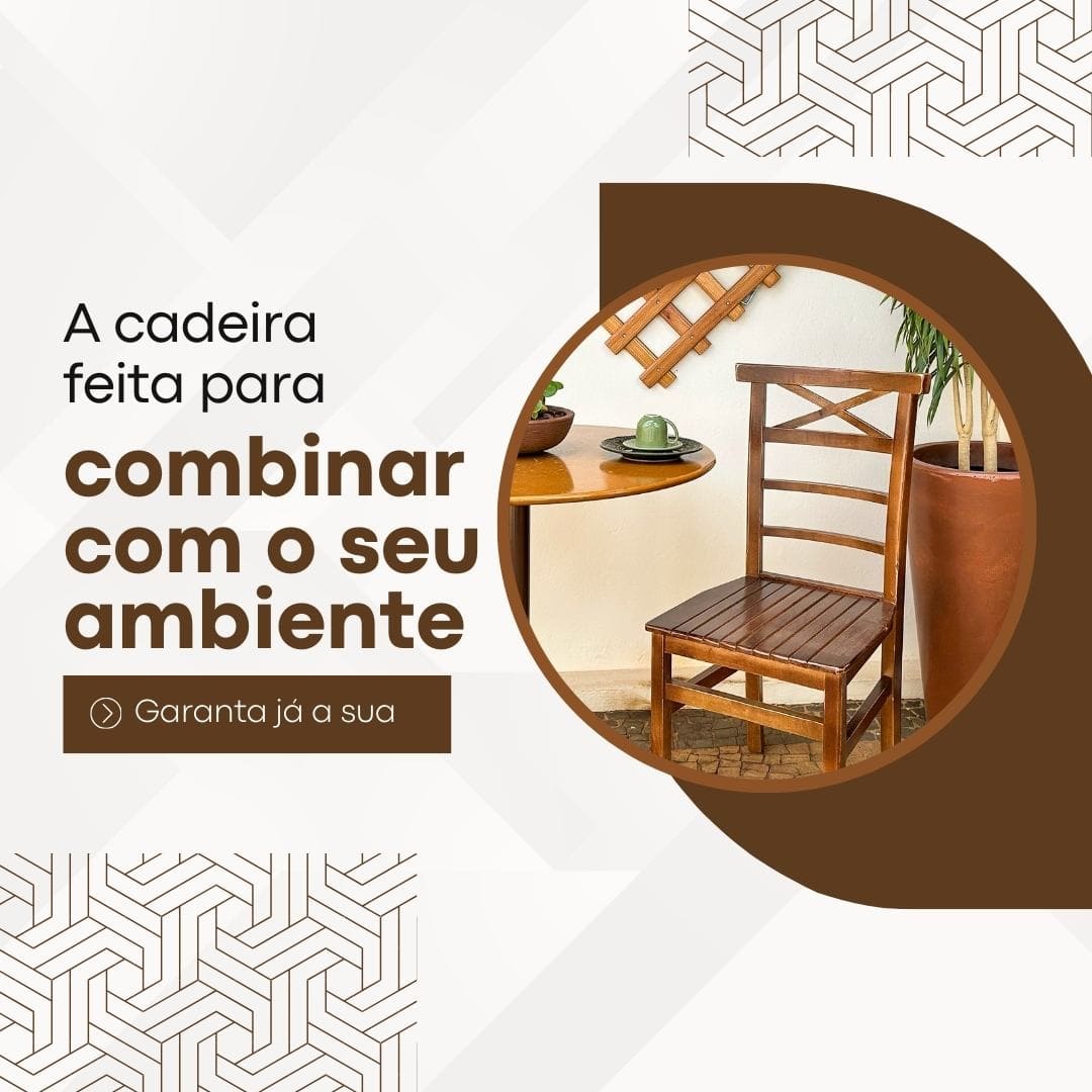 Cadeira Valência ABC de Madeira Maciça