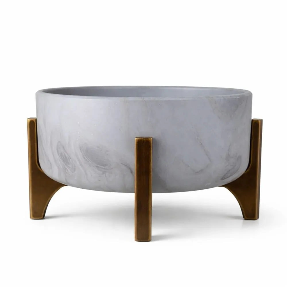 Vaso Bacia Linha Genebra com Suporte de Madeira