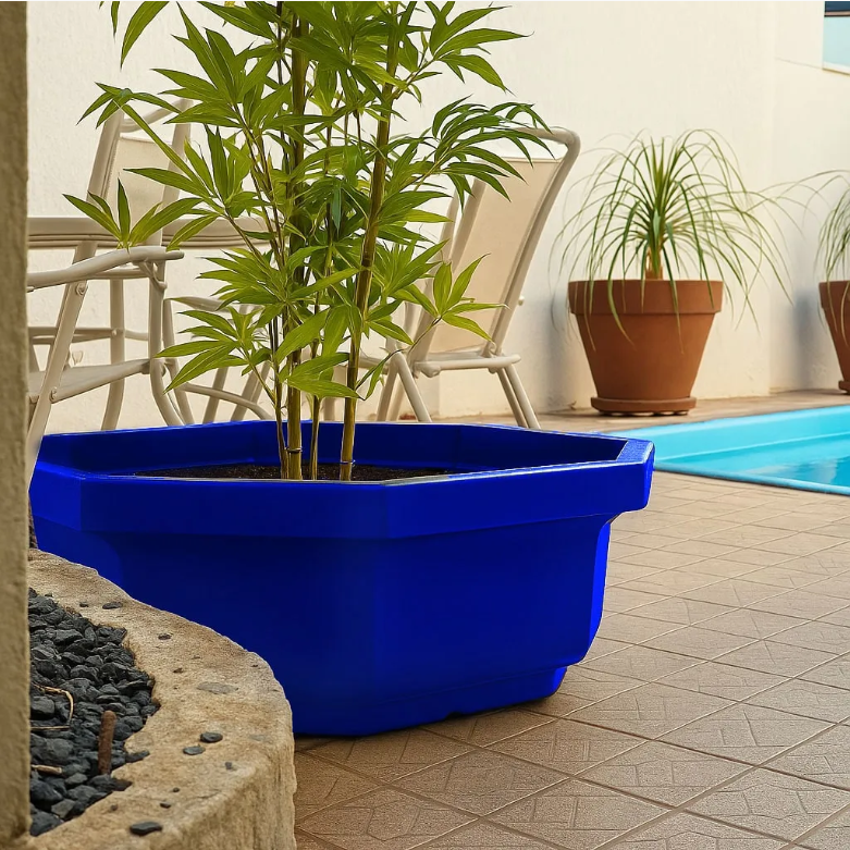 Vaso Bacia Oitavado Siena em Polietileno