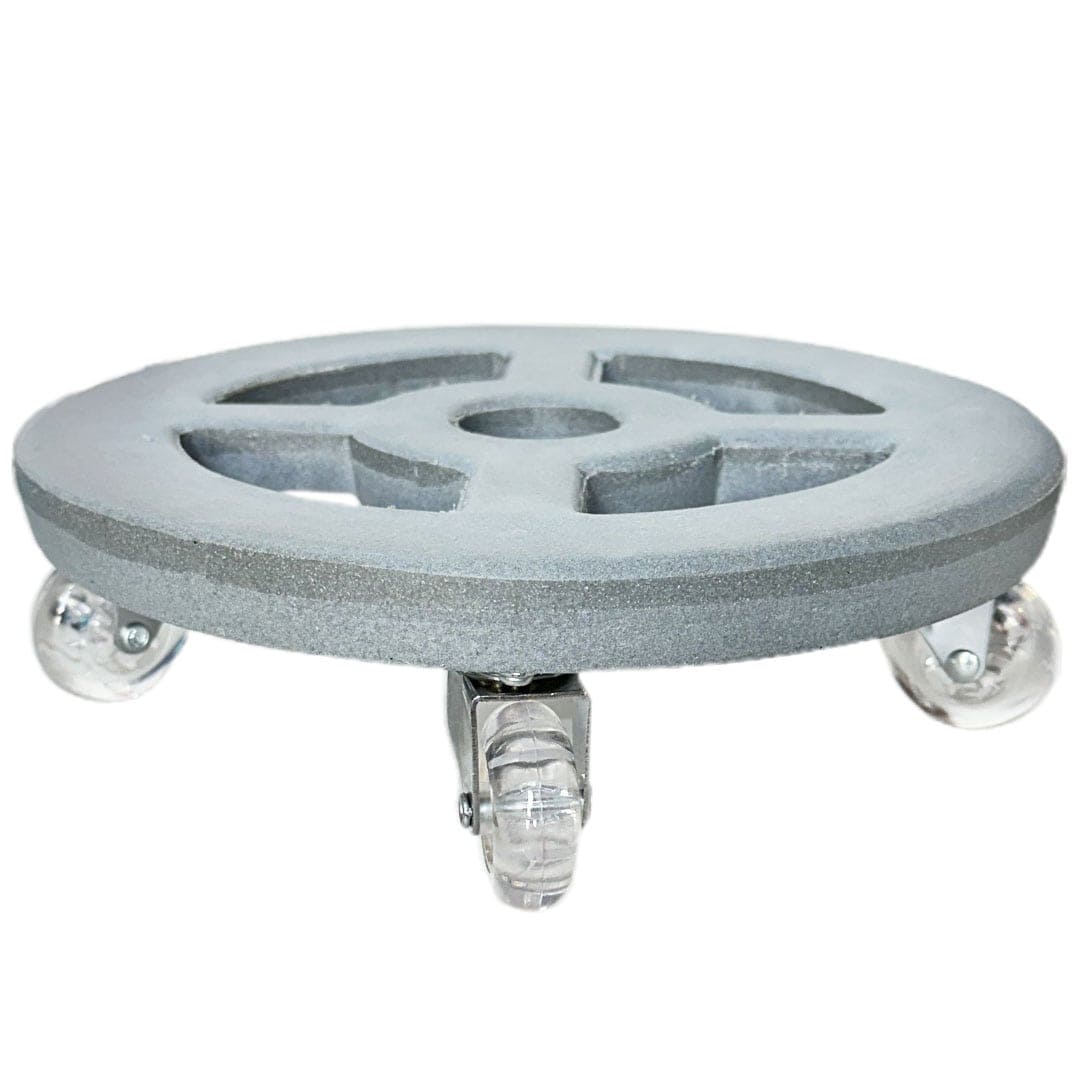 Suporte com Rodas de Silicone para Vasos Redondos