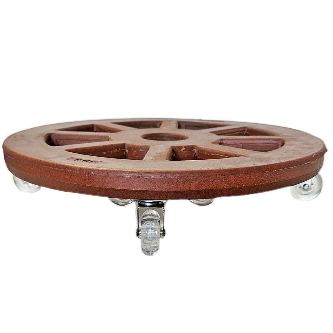 Suporte com Rodas de Silicone para Vasos Redondos