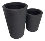 Kit 2 Vasos Linha Damasco Texturizado em Polietileno