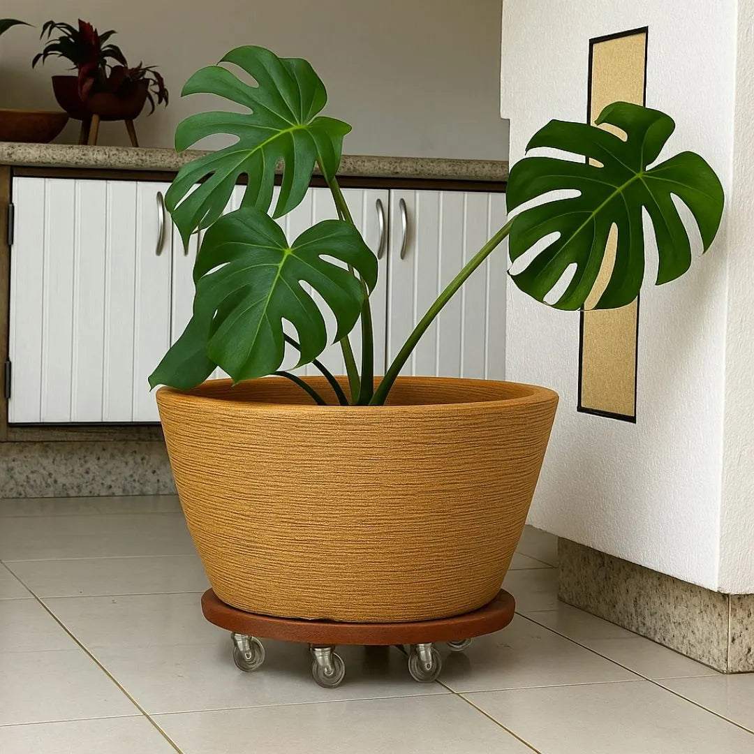 Vaso Bacia Pequim Texturizado em Polietileno 52cm