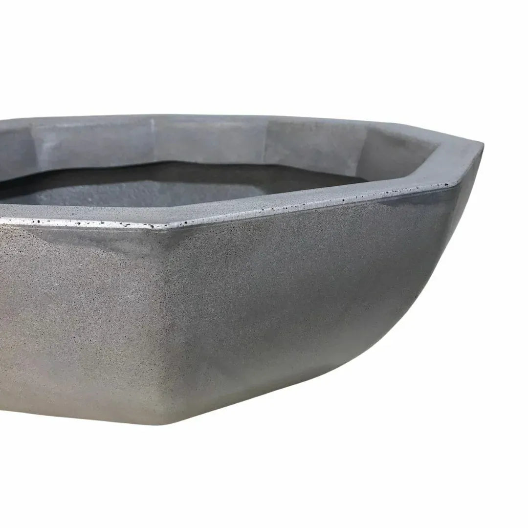 Vaso Bacia Sextavado em Polietileno