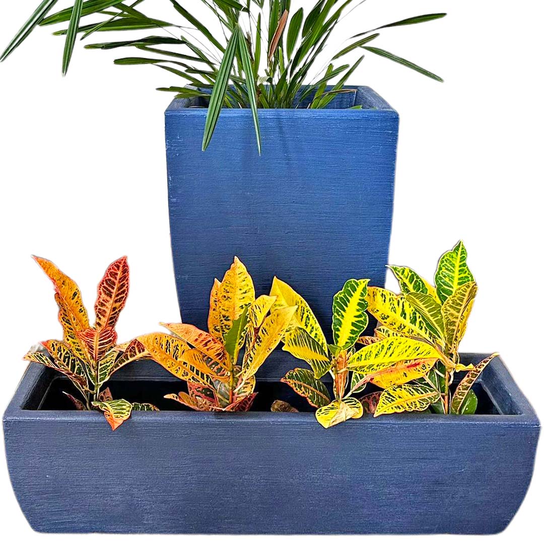 Kit Vaso + Suporte + Jardineira para Decoração Externa