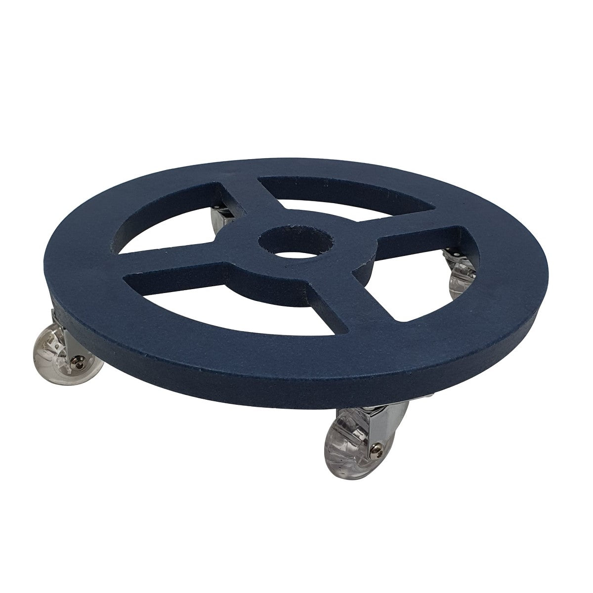 Suporte com Rodas de Silicone para Vasos Redondos