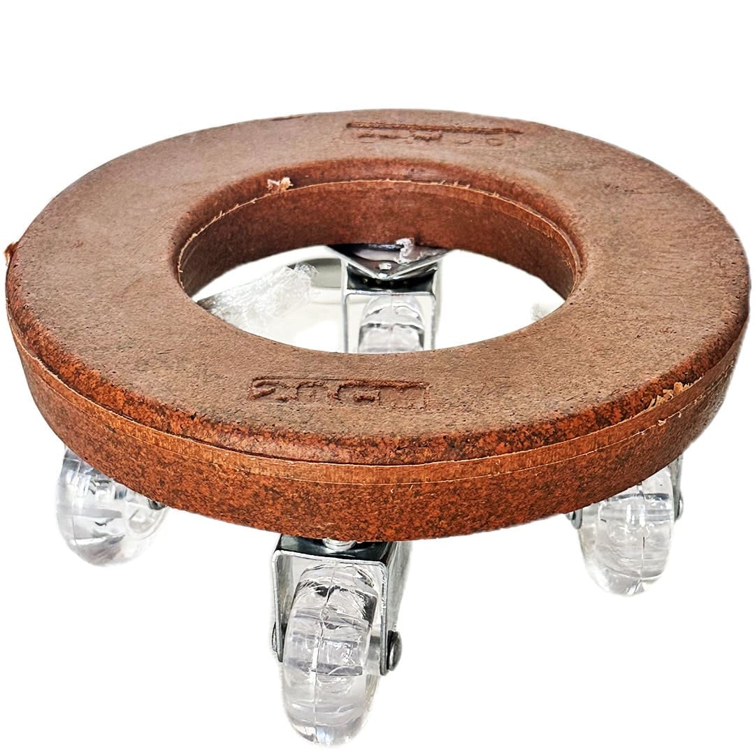 Suporte com Rodas de Silicone para Vasos Redondos