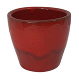 Vaso Cachepot de Cerâmica Esmaltado Brilhante