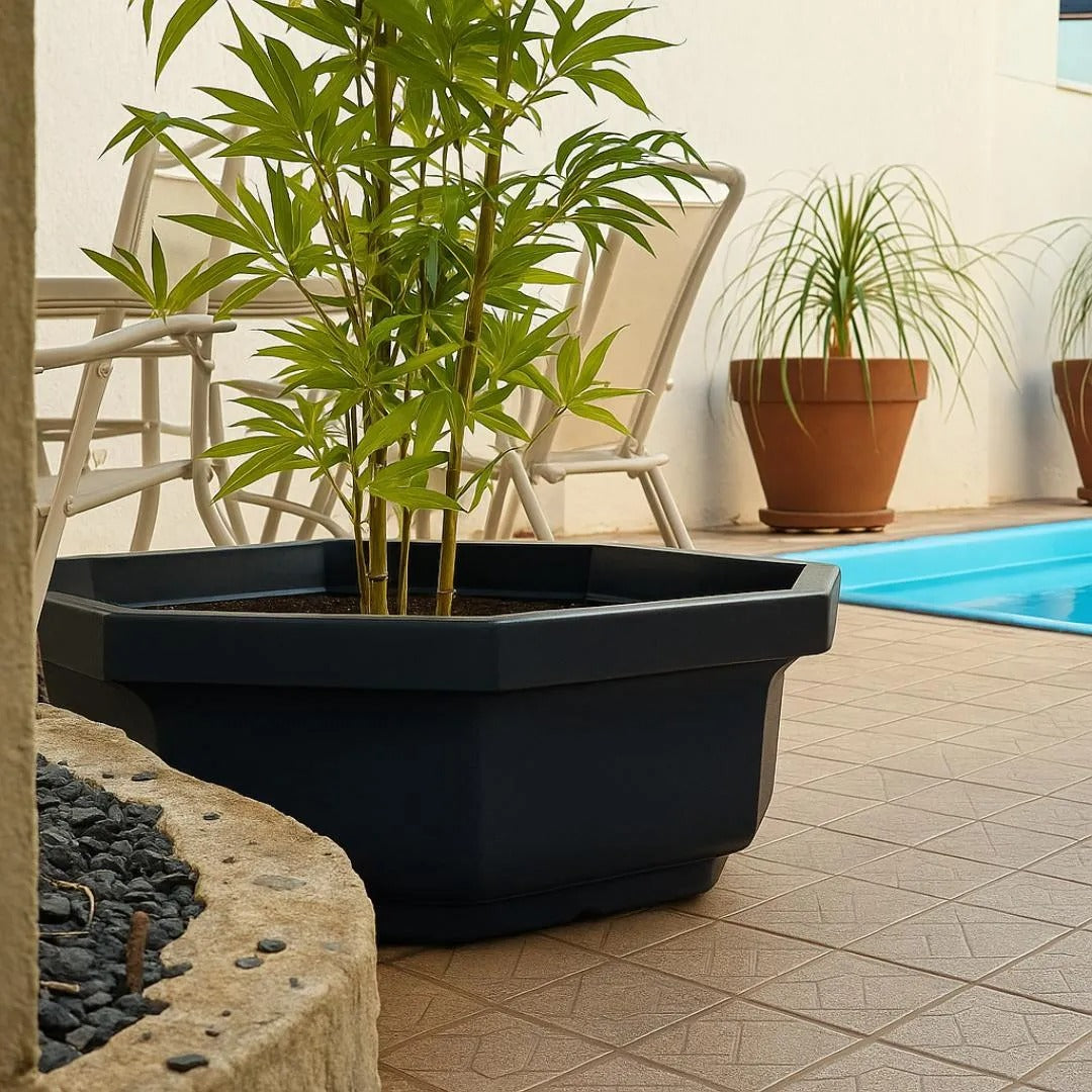 Vaso Bacia Oitavado Siena em Polietileno