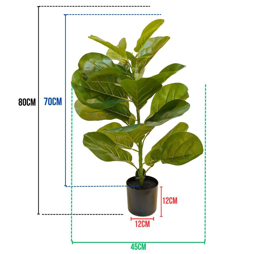 Planta Artificial Ficus Lyrata 80cm
