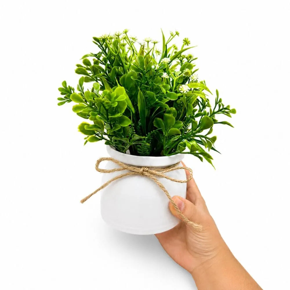 Vaso Decorativo com Flor Artificial