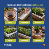 Manta Geotêxtil Drenagem Proteção Vaso Jardim 1m² Avena