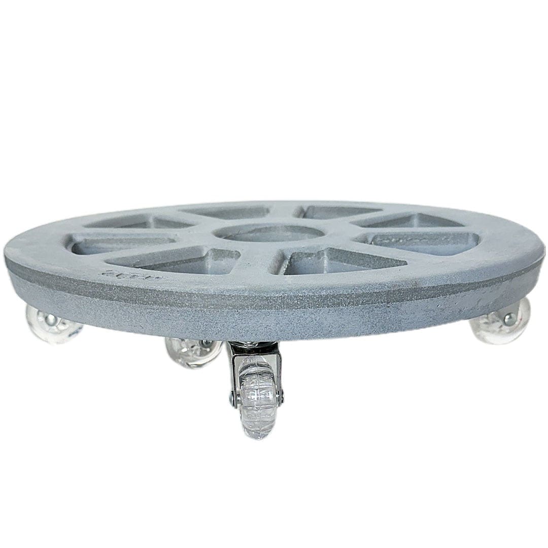 Suporte com Rodas de Silicone para Vasos Redondos