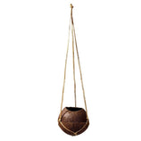 Vaso Fibra De Coco Natural Kokedama Suspenso 10x11cm