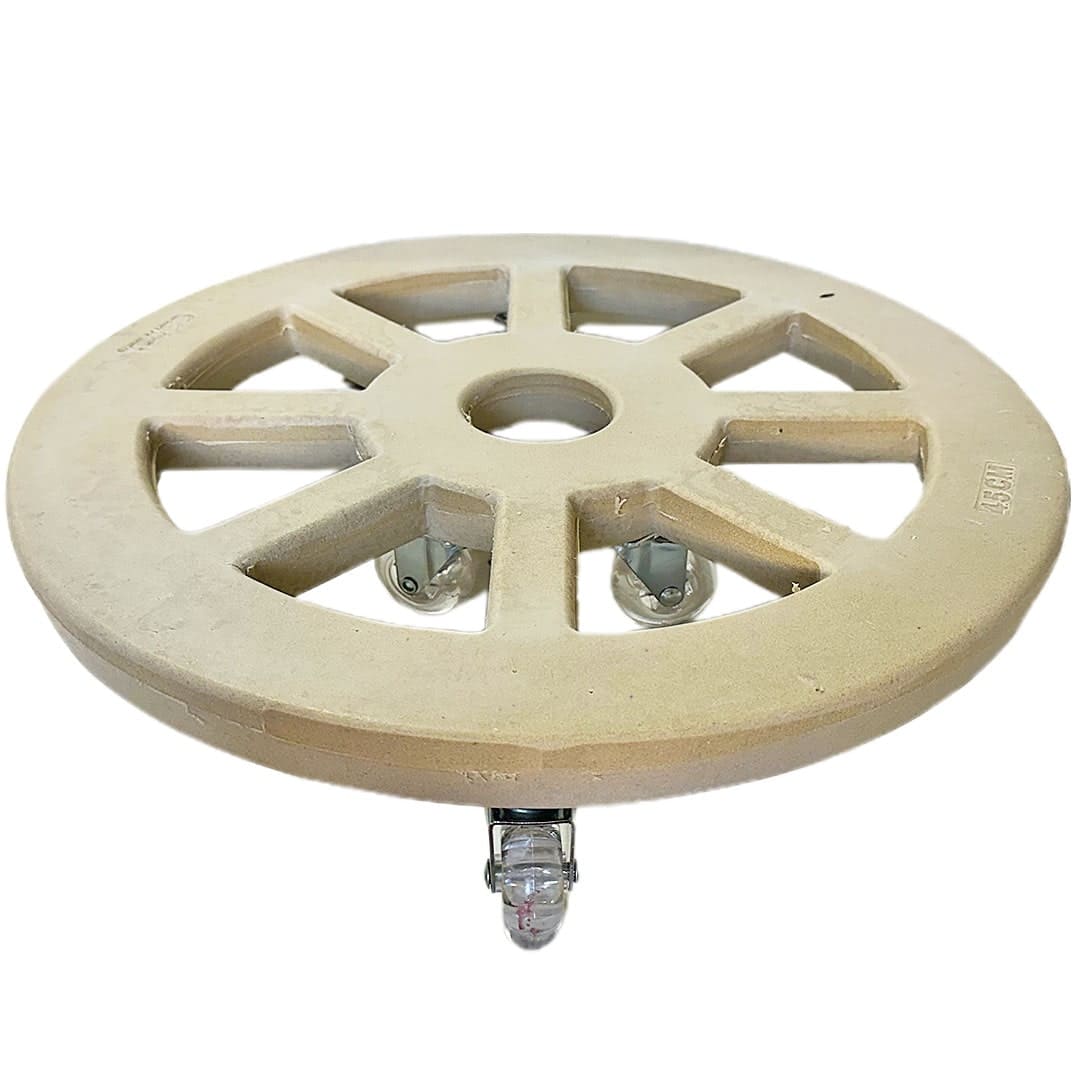 Suporte com Rodas de Silicone para Vasos Redondos