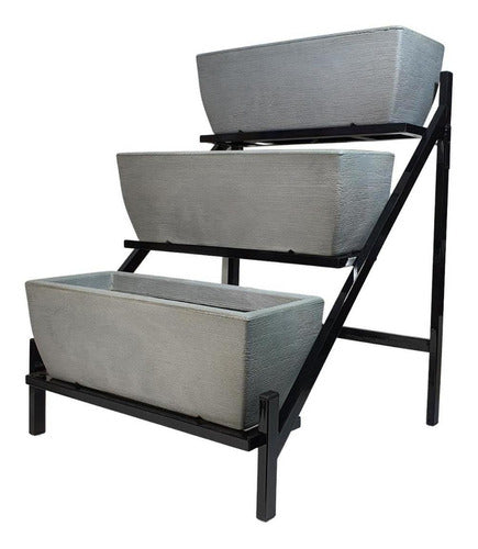 Suporte Escada para Jardineiras de até 60cm