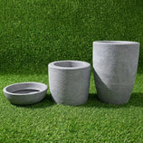 Kit 3 Vasos Texturizados Pequenos
