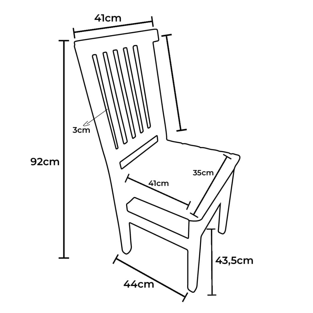 Cadeira Mineira de Madeira Maciça