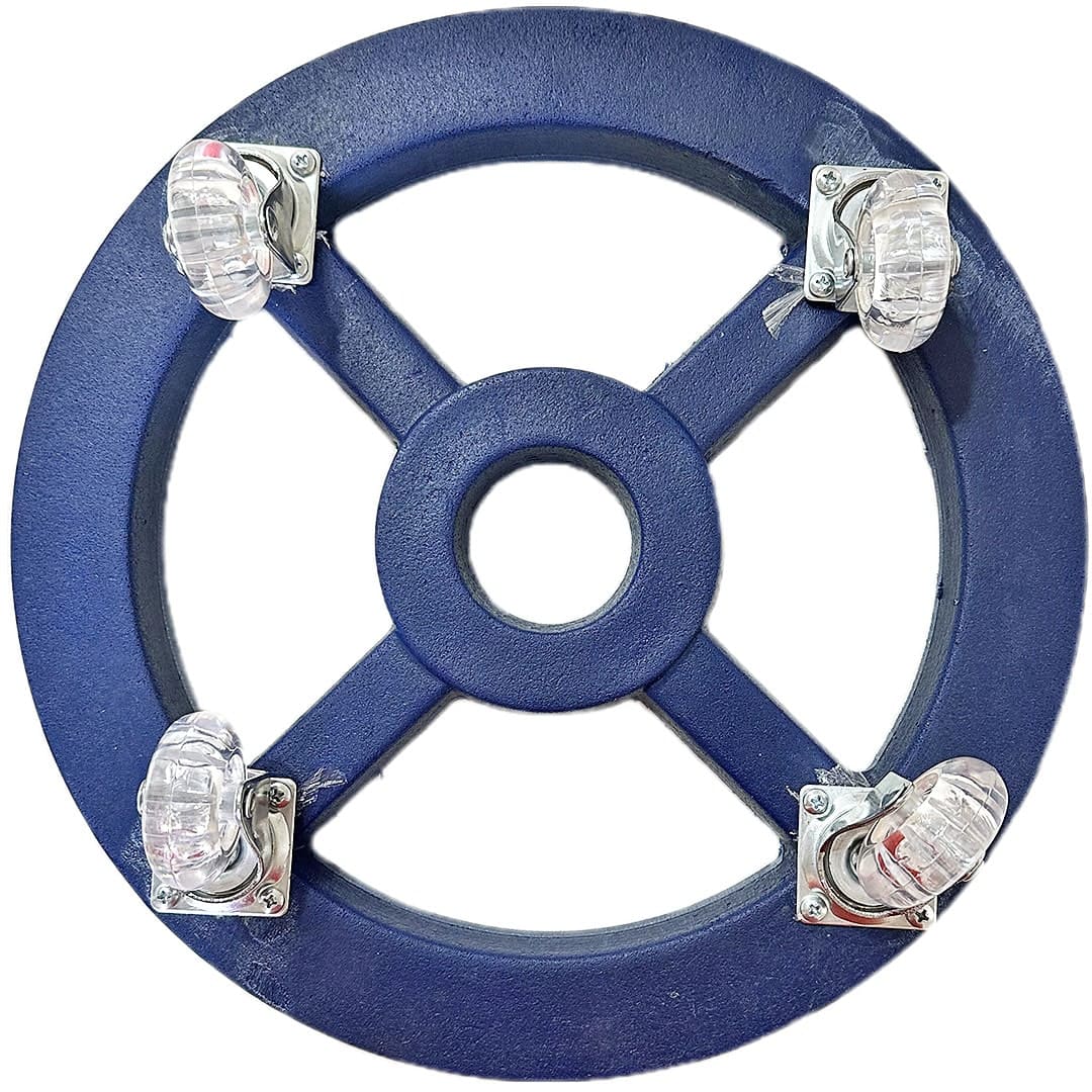 Suporte com Rodas de Silicone para Vasos Redondos