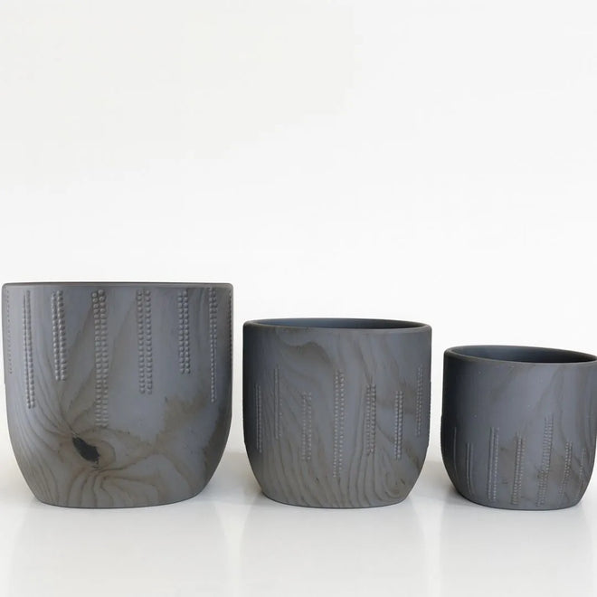 Vaso Cachepot Linha Genebra em Cerâmica