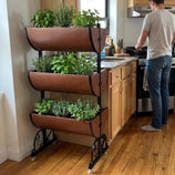 Horta Vertical com 6 Jardineiras