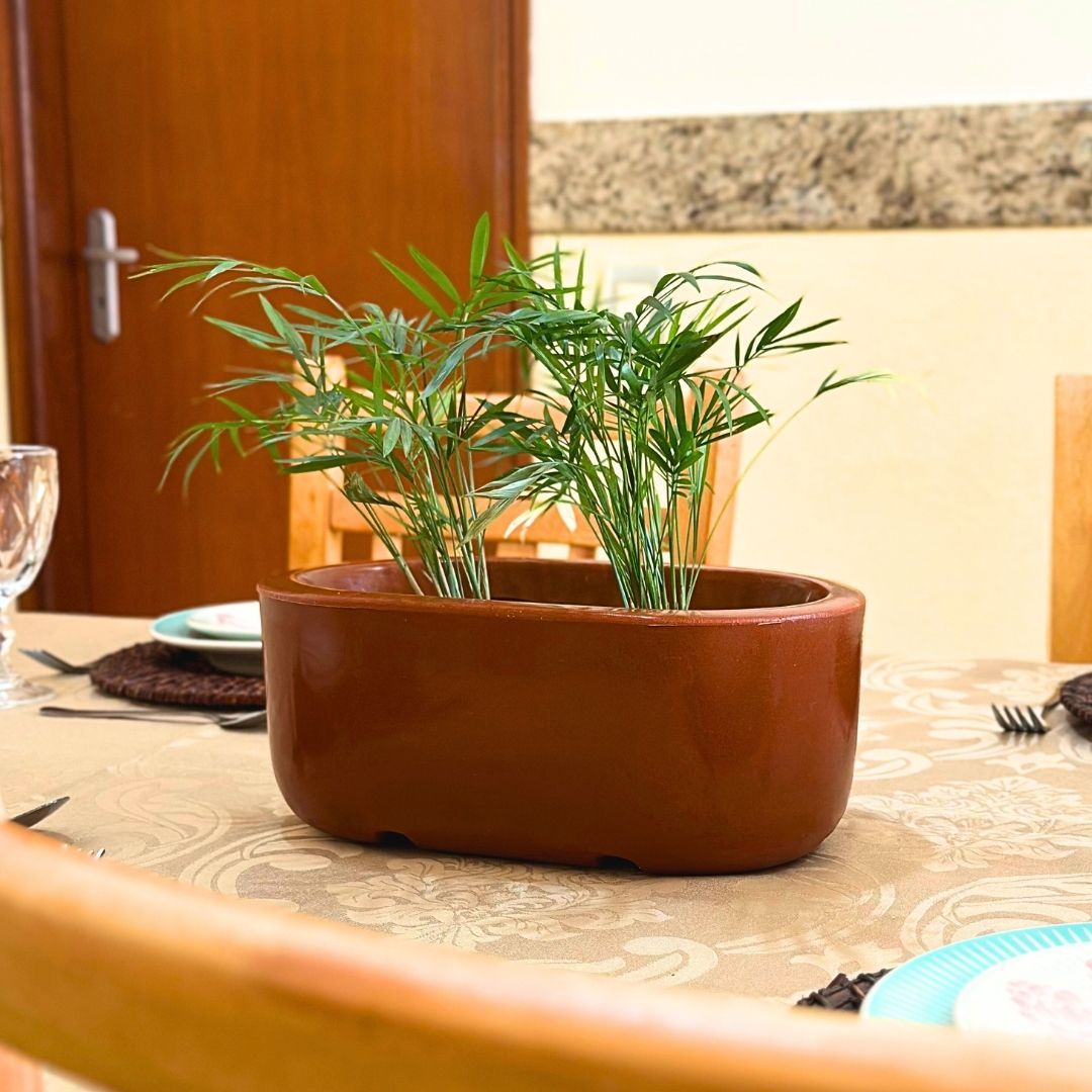 Jardineira Doha em Polietileno 30x17cm
