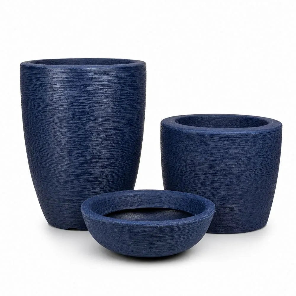 Kit 3 Vasos Texturizados Pequenos