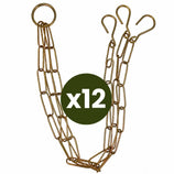 Kit com 12 Correntes Triplas Para Vasos Suspensos