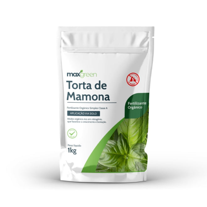 Maxgreen Adubo Orgânico Torta de Mamona 1kg