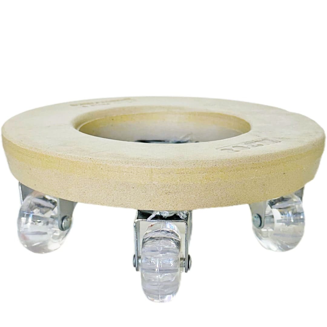 Suporte com Rodas de Silicone para Vasos Redondos