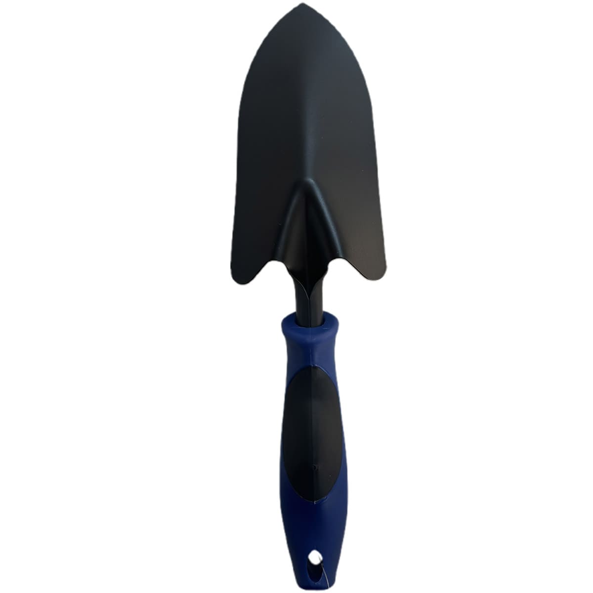 Pá de Jardim Larga em Aço Inox com Cabo Emborrachado - Preto