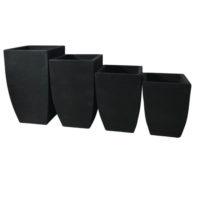 Kit 4 Vasos Quadrados Viena