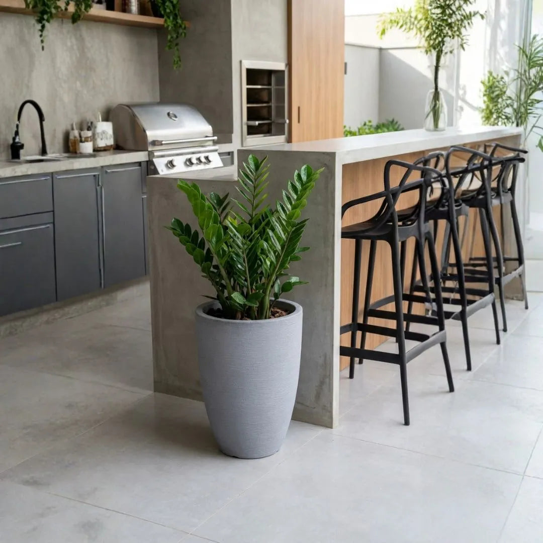 Vaso Pequim em Polietileno Texturizado 41x32cm