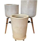 Kit Com 3 Vasos de Luxo Para Planta Decoração Apartamento