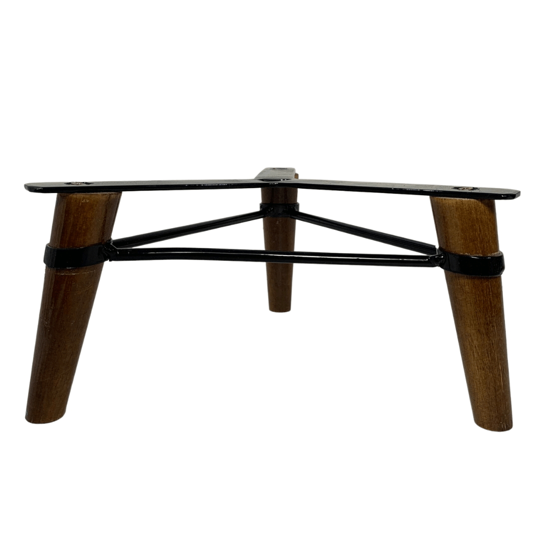 Tripé de Madeira Reforçado para Vasos