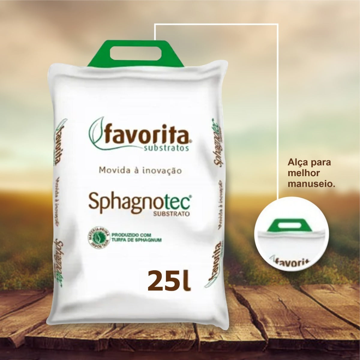 Substrato Sphagnotec Turfa + Perlita 50/50 25L