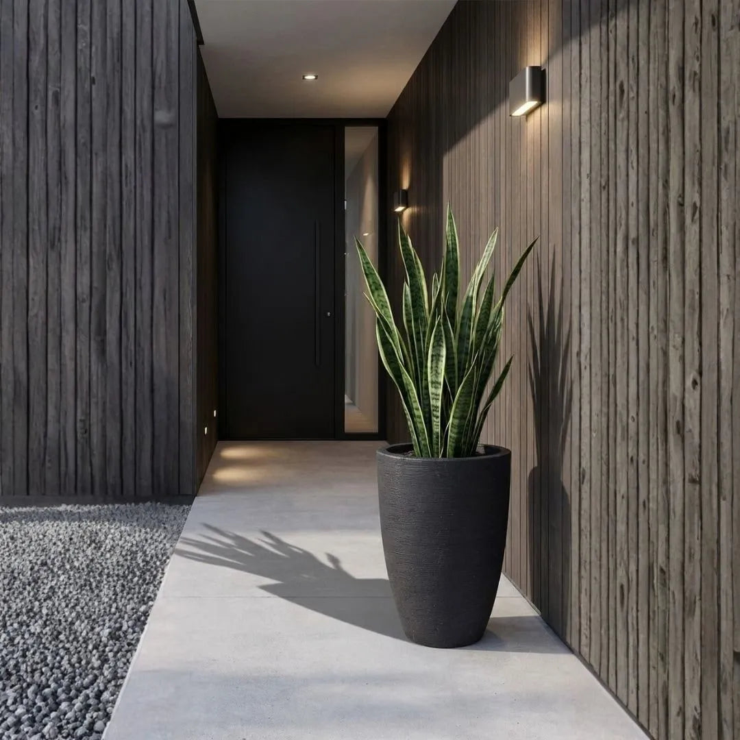 Vaso Pequim em Polietileno Texturizado 52x39cm