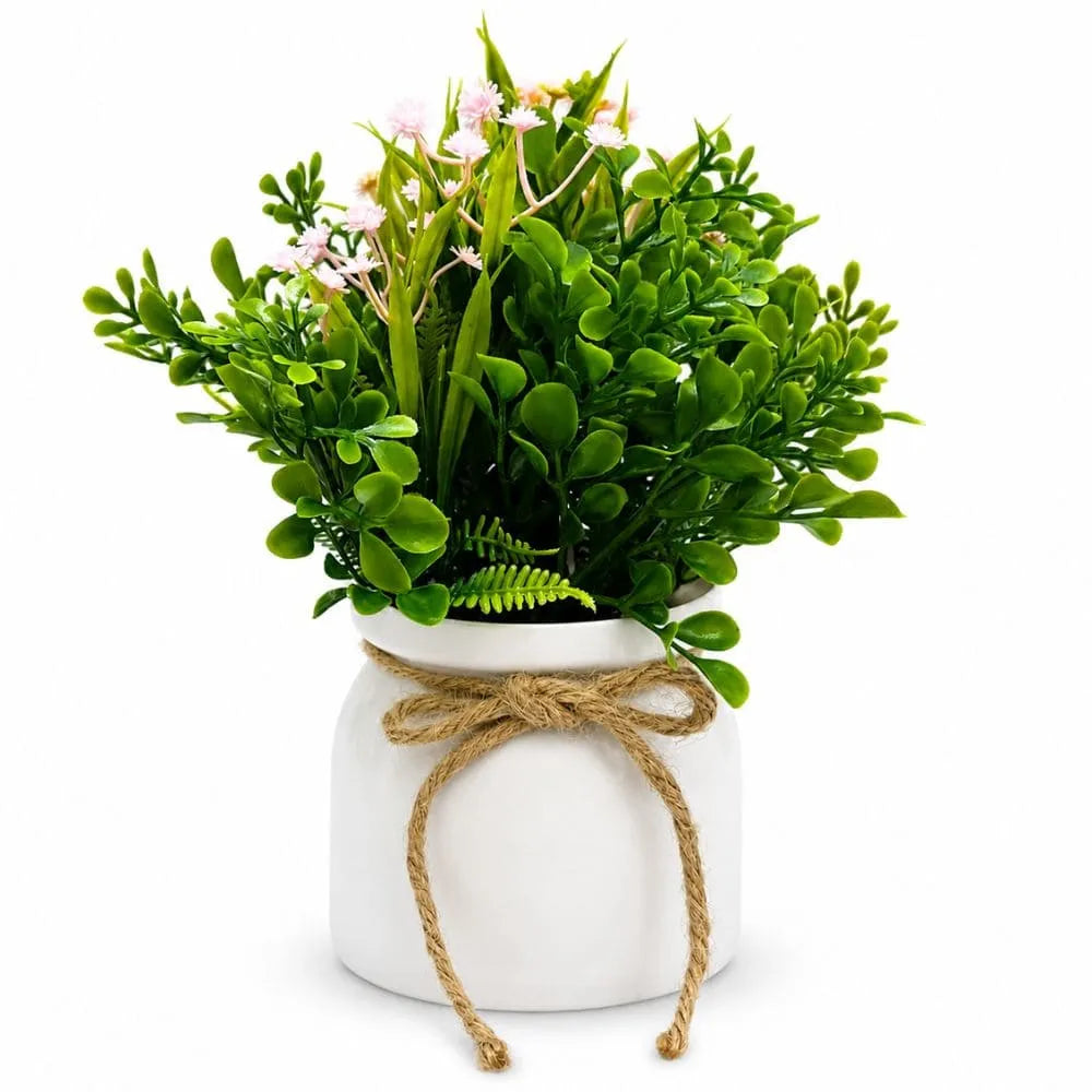 Vaso Decorativo com Flor Artificial