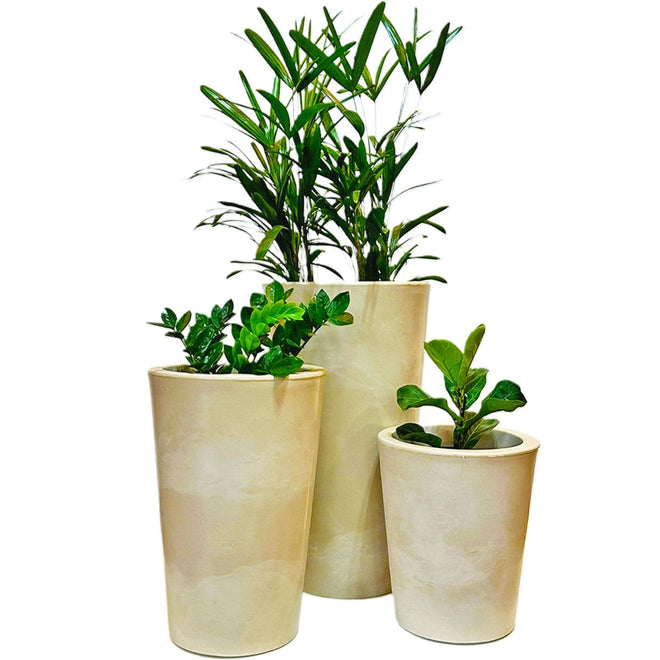 Kit 3 Vasos Damasco Brilhantes