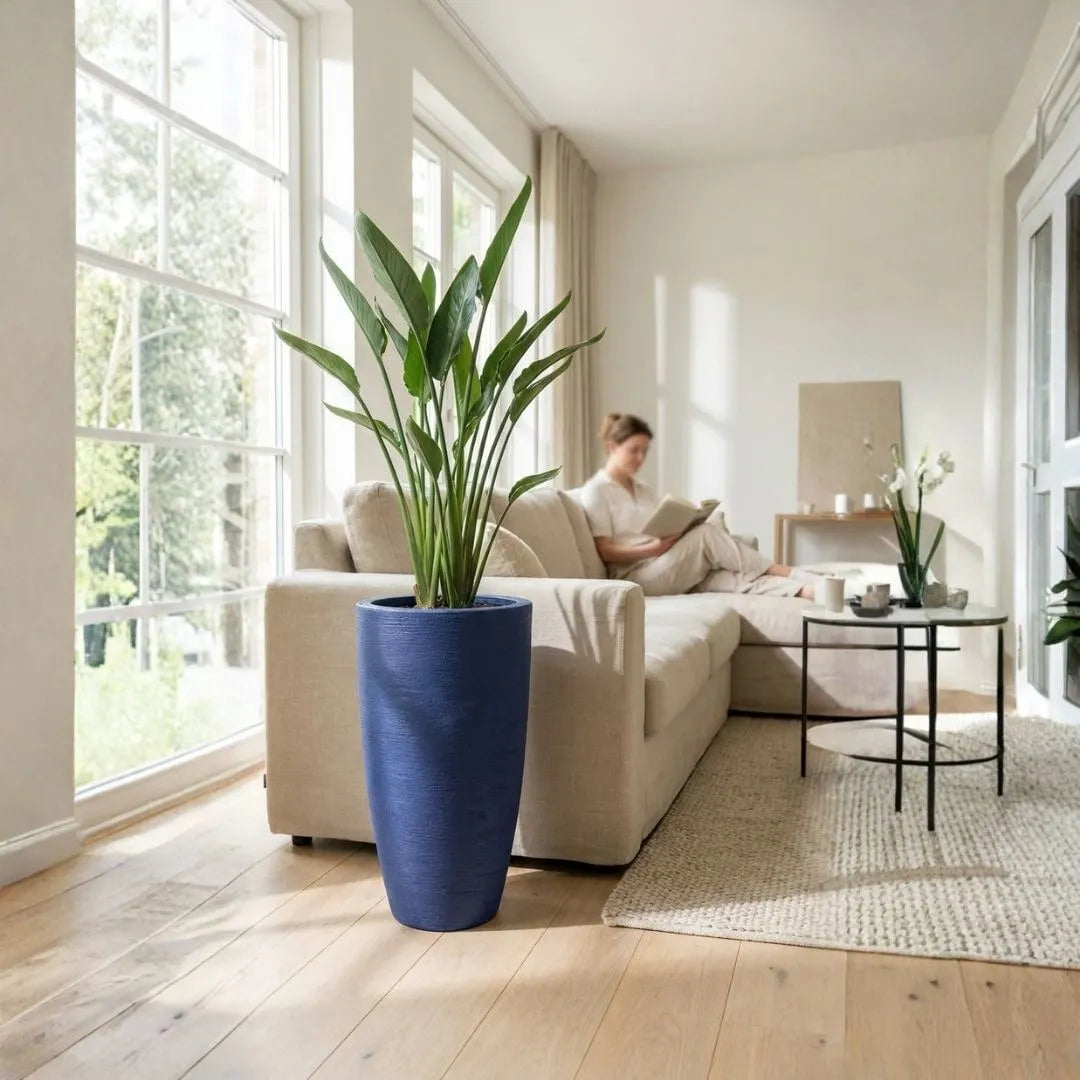 Vaso Pequim em Polietileno Texturizado 68x42cm