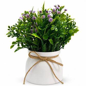 Vaso Decorativo com Flor Artificial