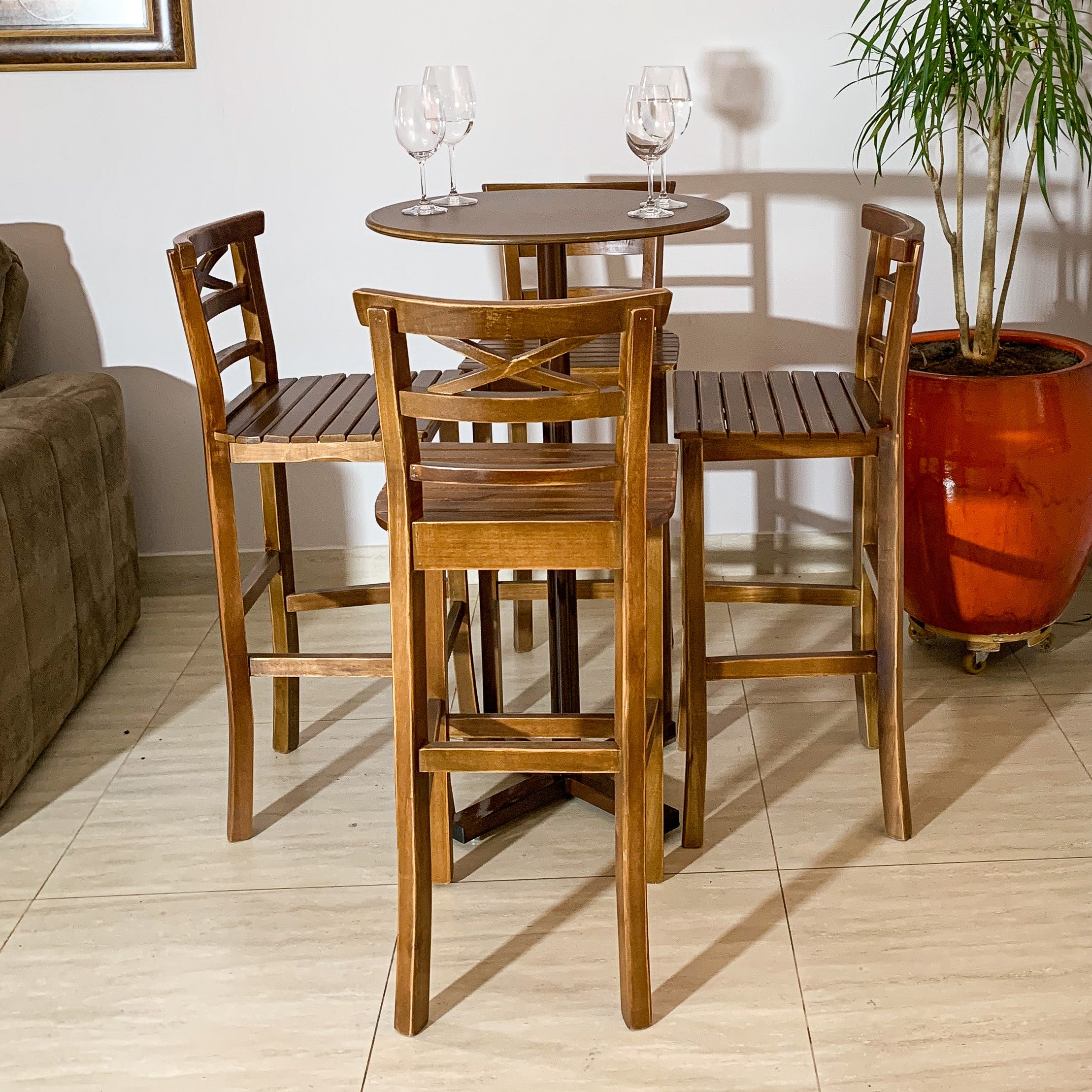 Mesa Bistrô Alta 60cm