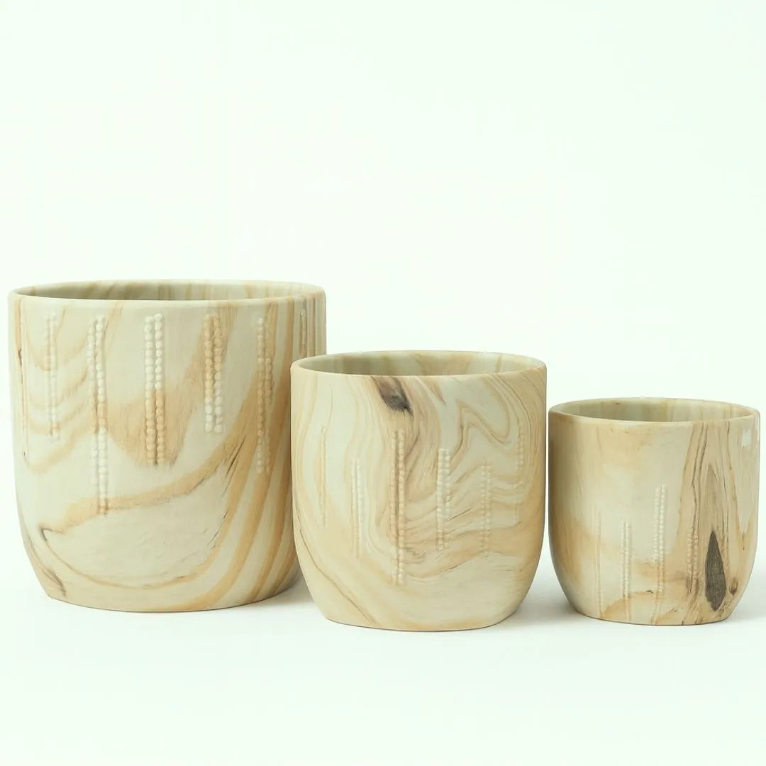 Vaso Cachepot Linha Genebra em Cerâmica