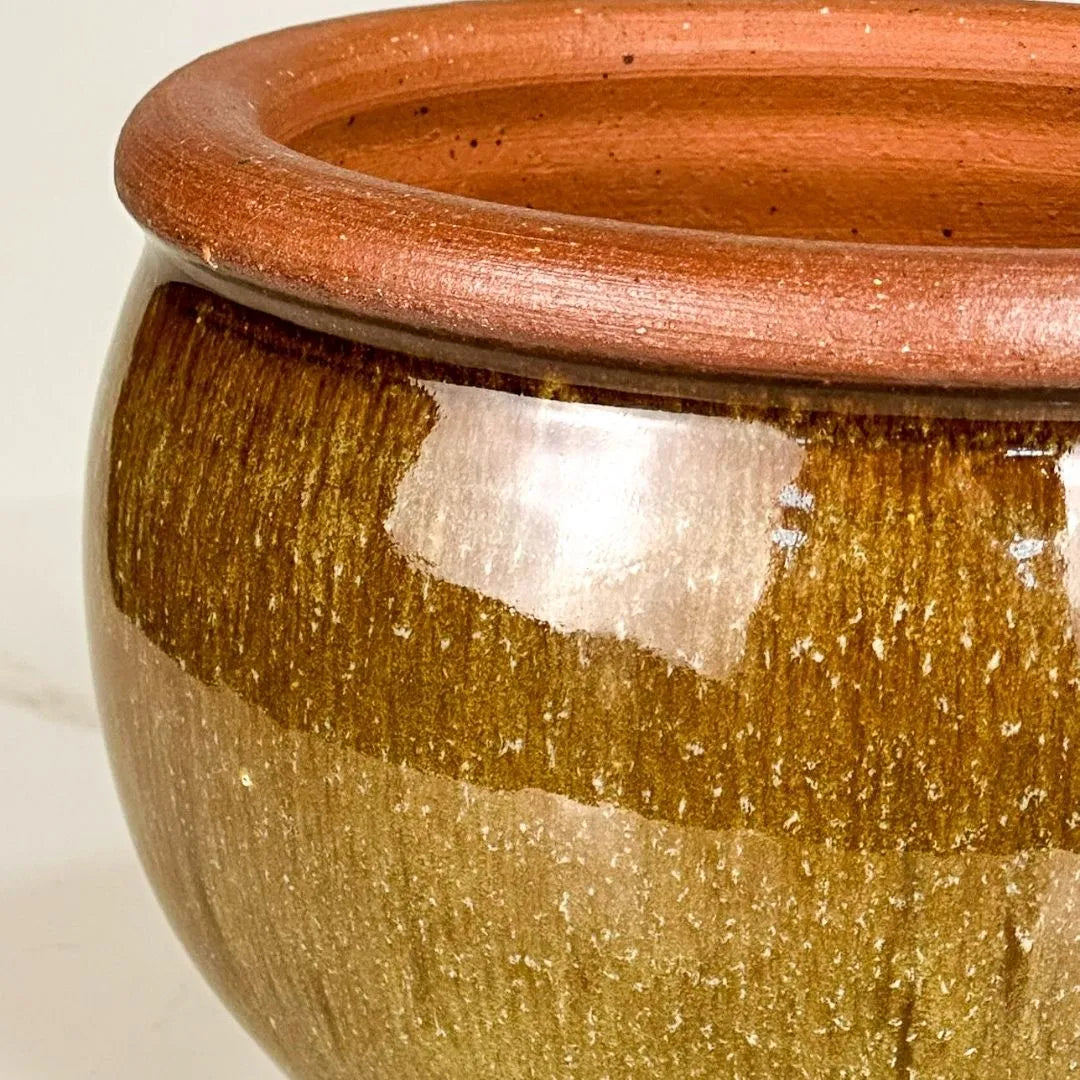 Vaso Cachepot em Cerâmica Esmaltada 15cm