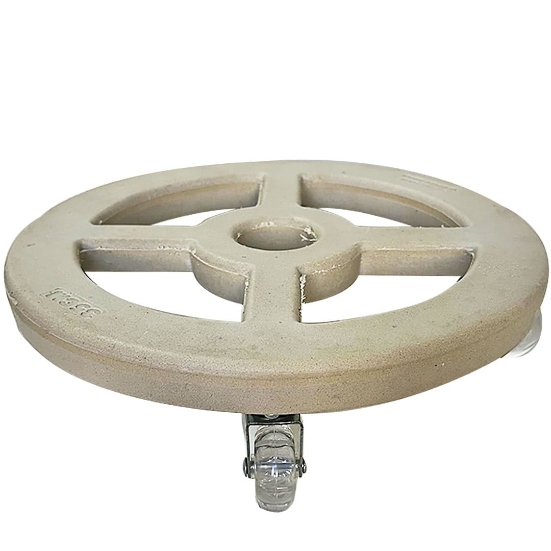 Suporte com Rodas de Silicone para Vasos Redondos