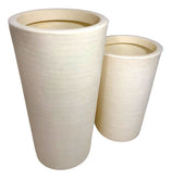 Kit 2 Vasos Damasco Texturizados