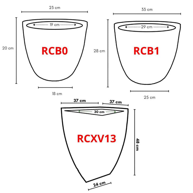 Kit 3 Vasos Texturizados Pequenos
