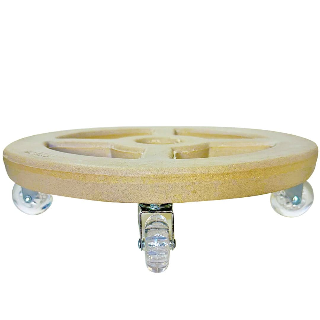 Suporte com Rodas de Silicone para Vasos Redondos