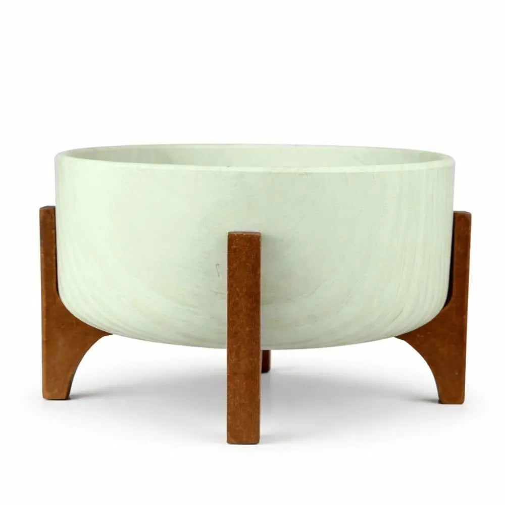 Vaso Bacia Linha Genebra com Suporte de Madeira